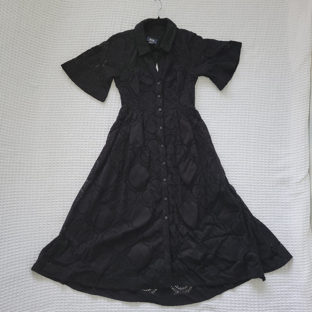 Black Lace Anthropologie Dress